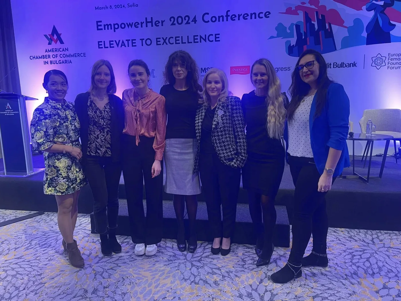 Diane Nevin at EmpowerHer 2024, Sofia, Bulgaria, photograph 2