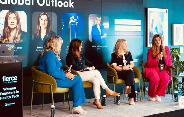 Diane Nevin at Fierce Women Founders in Health Tech, Galway, Ireland, photograph 2