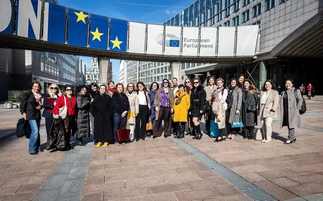 SCALE’HER and HERFUND consortium participants at the European Parliament, Brussels