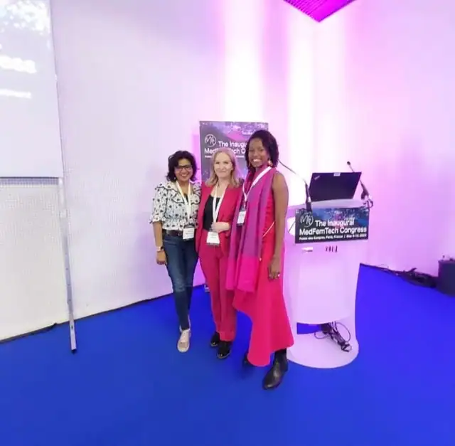 Diane Nevin at MedFemTech Congress, 2023, Paris, France, photograph 3