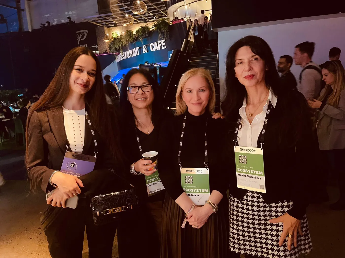 Diane Nevin at Slush 2025, Women’s Power Pavilion, Helsinki, Finland, photograph 3