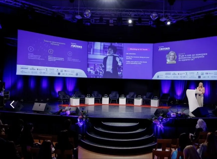 Diane Nevin at Women Entrepreneur Forum, Sofia, Bulgaria, photograph 2
