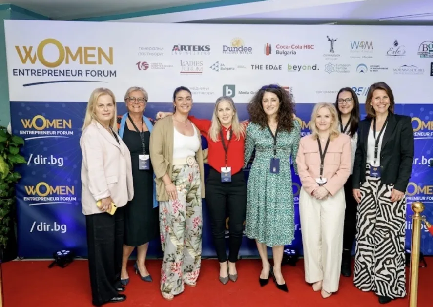 Diane Nevin at Women Entrepreneur Forum, Sofia, Bulgaria, photograph 3