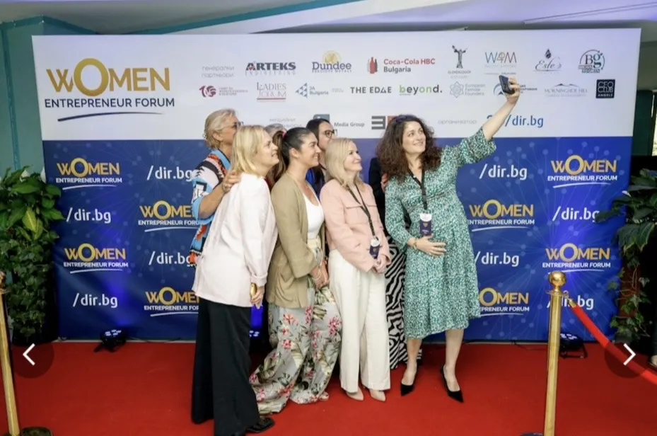 Diane Nevin at Women Entrepreneur Forum, Sofia, Bulgaria, photograph 4