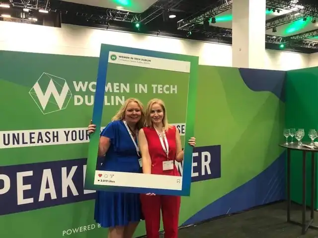 Diane Nevin at Women in Tech Dublin, Dublin, Ireland